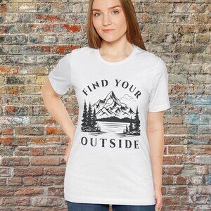 Nature Mountains Shirt – Outdoor Adventure Graphic Tee